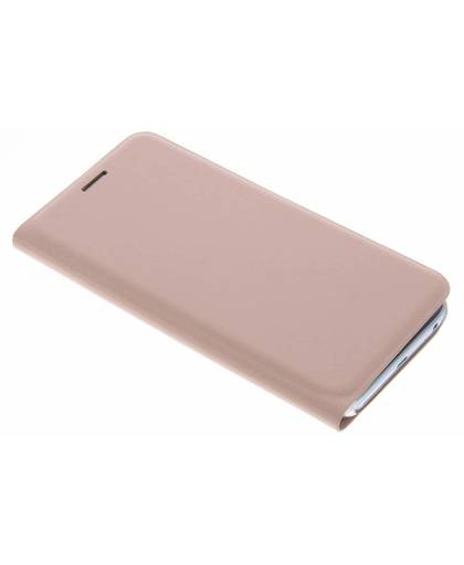 Rosé gouden luxe slim booktype hoes voor de Samsung Galaxy J3 (2017)