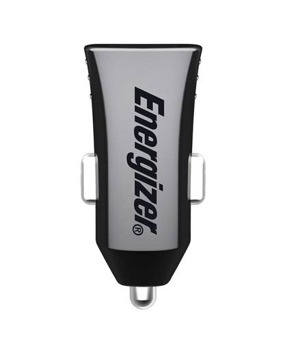 Energizer autolader dual USB 12/24V 2,4A zwart