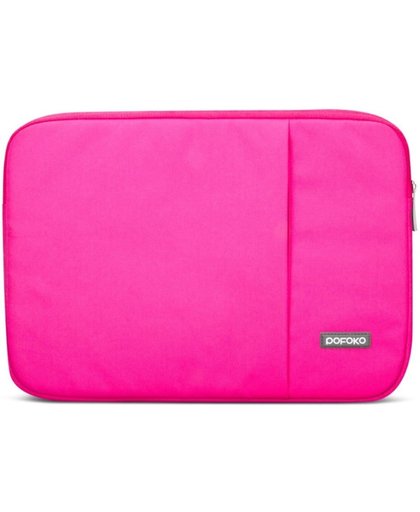 Pofoko - Laptop Sleeve 13 inch - Sleeve Oscar Series Roze
