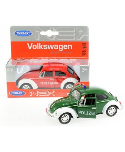 Welly - Volkswagen Kever brandweer of politie