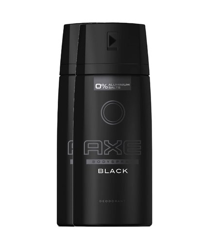 Black For Men deodorant spray 2 x 150 ml