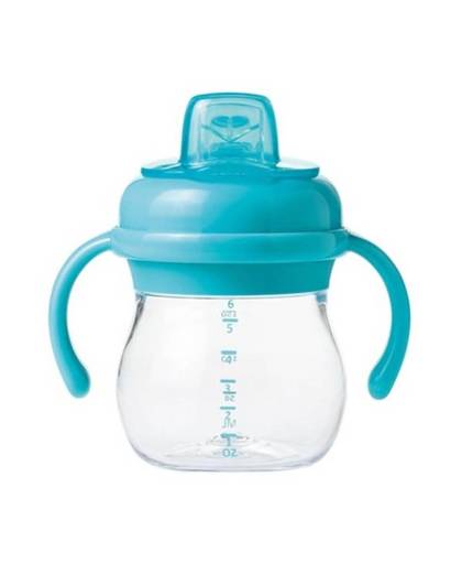 Oxo Tot Transitions Soft Spout Cup with Handles Aqua
