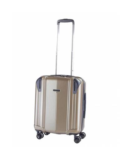 Nowi Sasso - lichtgewicht ABS koffer - reiskoffer trolley 53 cm - handbagage koffer - brons - goudkleurig