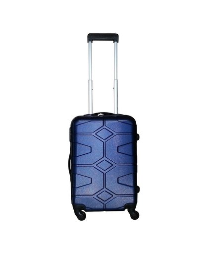 Castillo ABS handbagage koffer Matrix donkerblauw