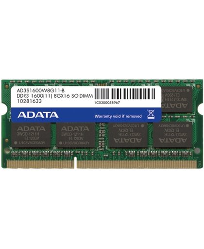 DDR3 SO DIMM 1600 8GB