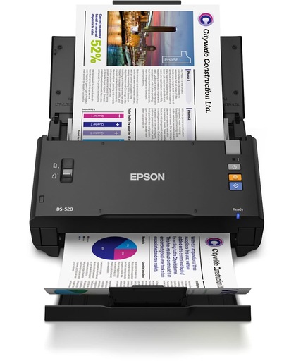 Epson DS-520N Paginascanner 600 x 600DPI A4 Zwart