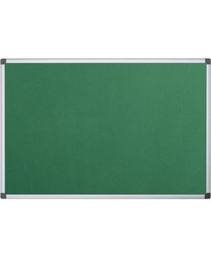 Pergamy textielbord met aluminium frame ft 60 x 90 cm, groen