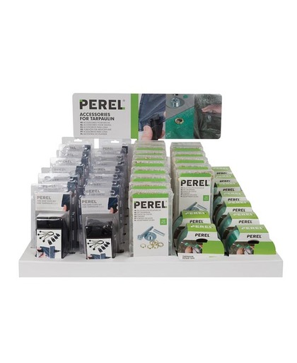 Perel Display with 3 tarpaulin accessories - 39 pcs - PEREL