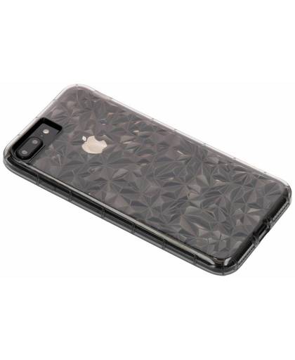 Grijze geometric style siliconen case voor de iPhone 8 Plus / 7 Plus