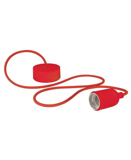Velleman Luminaire design à suspension en cordage - rouge - VELLEMAN