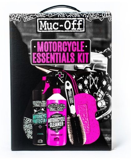 Muc-Off Essential Bike Care Kit - Onderhoiudsset - 4-delig + Zakje