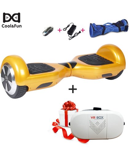 Hoverboard 6.5 inch Golden + VR Box + draagtas