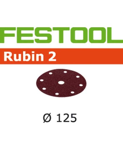 Festool Boite de 50 abrasifs FESTOOL STF D125/8 - P.180 - RU2/50 - 499099