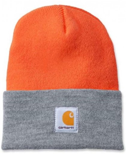 Carhartt Muts ACRYLIC WATCH HAT oranje/grijs -Beanie
