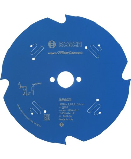 Bosch Lame de scie circulaire Expert for Fiber Cement 160 x 20 x 2,2
