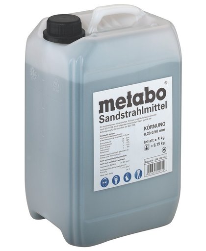 Metabo Agent de sablage, Granulation 0,2 - 0,5 mm, 8 kg