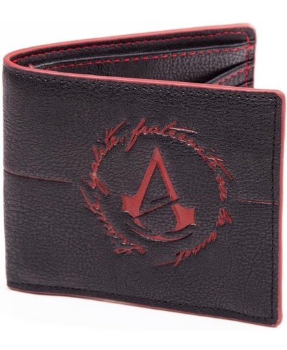 Assassin's Creed Unity - Embossed Red Logo Bifold Wallet (Zwart)