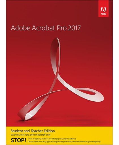 Adobe Acrobat Professional 2017 - Nederlands - Student & Docent versie - Mac