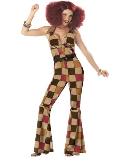 Boogie Disco kostuum voor vrouwen  - Verkleedkleding - Medium