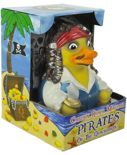CelebriDucks Captain Quack Mallard, Pirate of the Quackibbean  jack sparrow  11cm  bekendste badeendjes merk uit de USA