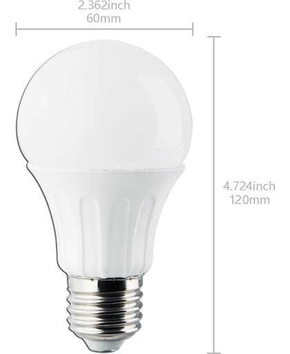 Ampoule Led E27 12W Grand angle 984 lumens blanc-froid-6400k - AGS
