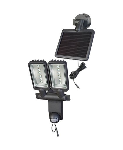 brennenstuhl Lampe LED Solaires Duo Premium 480 lumen Verre dépoli BRENNENSTUHL