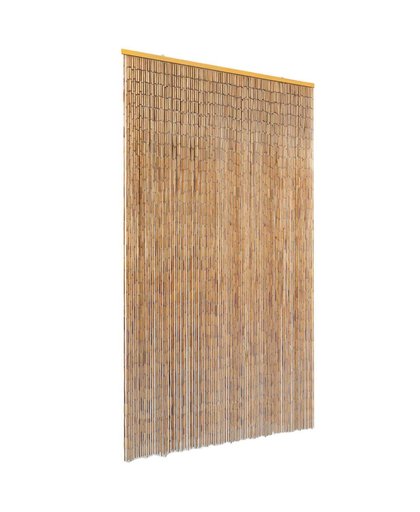 vidaxl Rideau de porte contre insectes Bambou 120 x 220 cm - VIDAXL