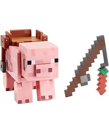 Minecraft Action Figure: Saddled Pig
