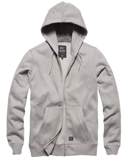 Vintage Industries Redstone hooded sweatshirt heather grey