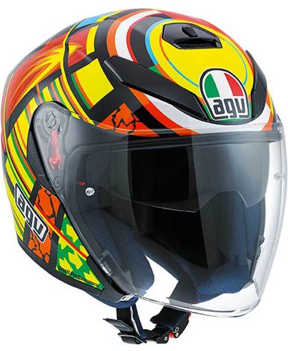 AGV K-5 Jet Elements Top Helmet Multicolored M L