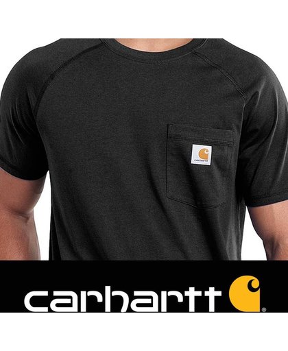 Carhartt Force Cotton Black T-Shirt Heren