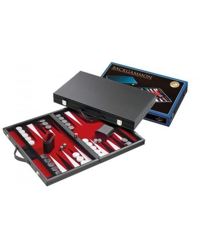 Backgammon koffer standaard (rood)