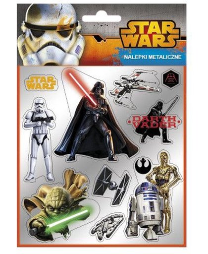 Star Wars - Silver Stickers en ansichtkaart - briefkaart formaat