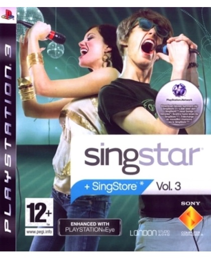 Sony Singstar Vol. 3 - PS3 PlayStation 3 video-game