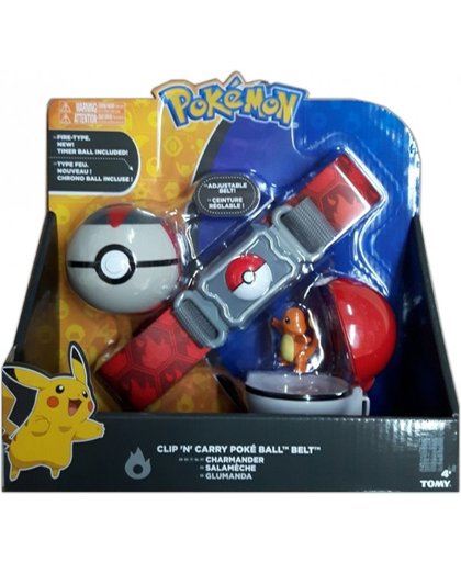 Pokemon Clip & Carry Pokeball Belt (Charmander + Timer Ball)