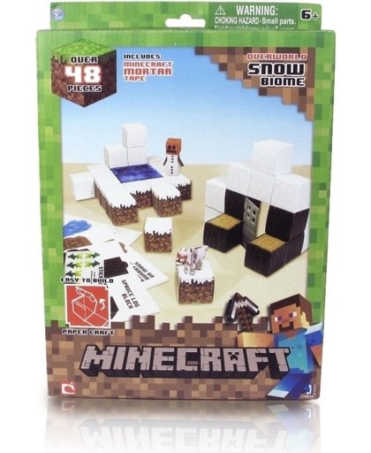 Minecraft Paper Craft Snow Biome Pack