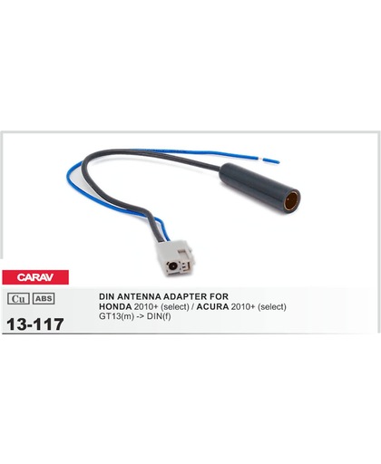 antenne kabel / verloopkabel geschikt voor HONDA 2010+ (select models) / ACURA 2010+ (select models)   GT13(male) -<gt/> DIN(female) CARAV 13-117