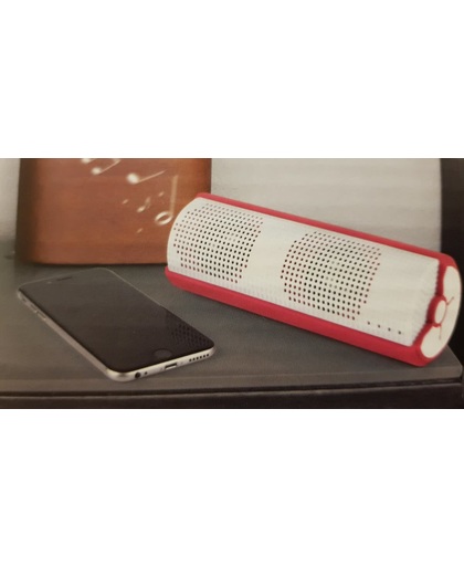 Pulse Bluetooth Luidspreker | Loudspeaker | Draadlos | Roze/Wit