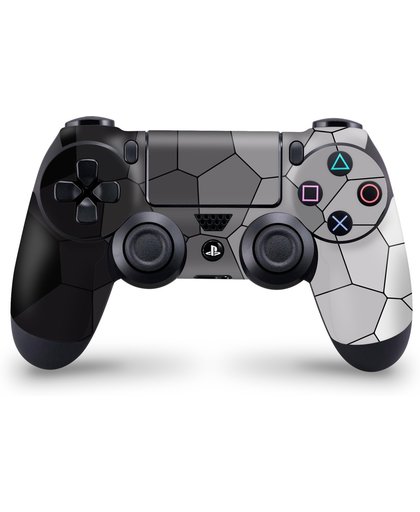 Playstation 4 Controller Skin Cells Zwart- PS4 Controller Sticker