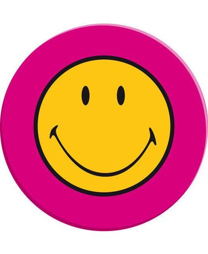 Zak! Designs Smiley Saladebord - � 20 cm - Set van 6 stuks - Roze