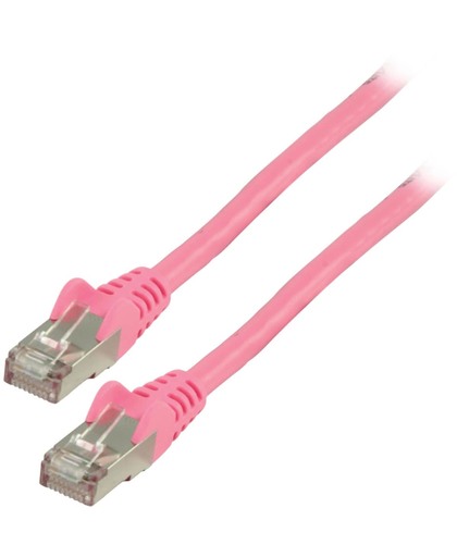 FTP CAT 6 netwerk kabel 0,50 m roze
