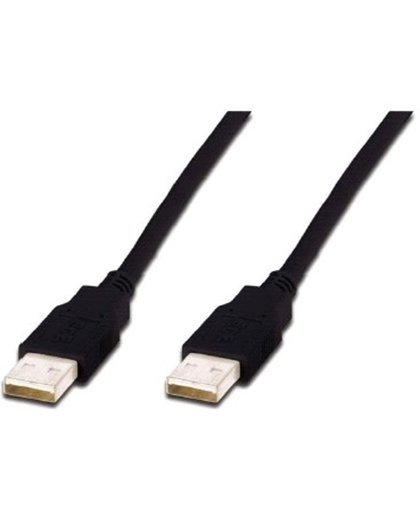 Digitus 3.0m USB 2.0 A/A 3m USB A USB A Mannelijk Mannelijk Zwart USB-kabel