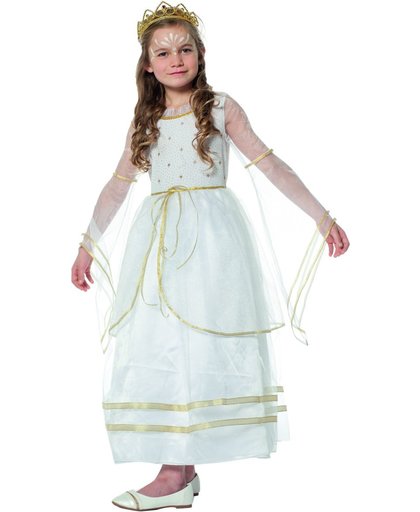 Engelen jurk wit voor meisje maat 116