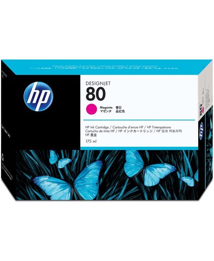 HP 80 magenta DesignJet inktcartridge, 175 ml