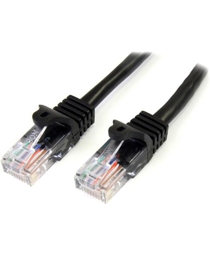 StarTech.com Cat5e patchkabel met snagless RJ45 connectors 1 m, zwart netwerkkabel
