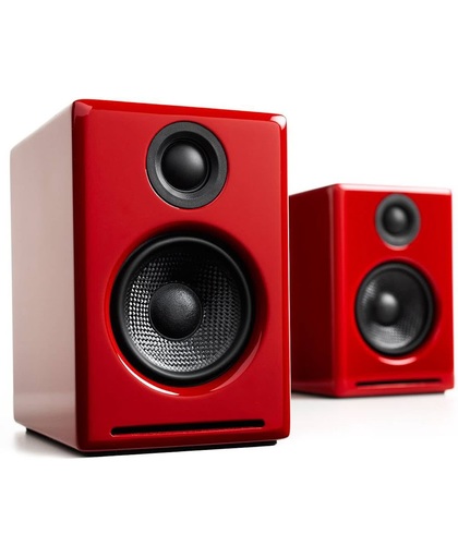 Audioengine A2+ - Desktop Luidsprekers - 2 stuks - rood