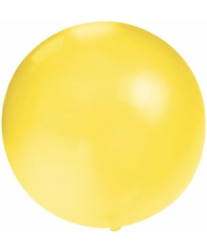 Grote ballon 60 cm geel