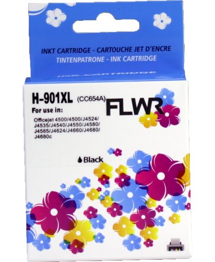 FLWR 901XL (CC654AE) zwart - Geschikt voor HP