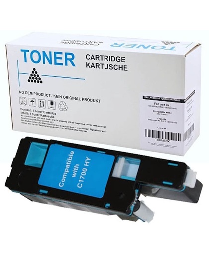 Toner voor Epson Aculaser C1700 Cx17 cyan|Toners-en-inkt
