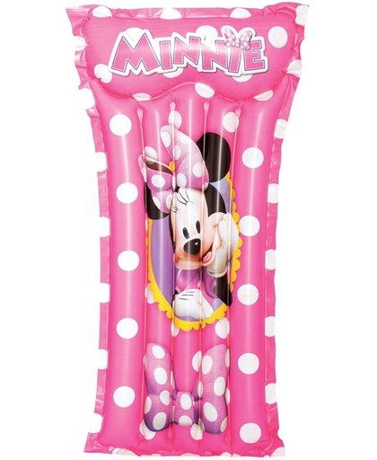 Minnie mouse luchtmatras voor kinderen - roze - 119x61cm - Disney